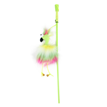 Furry Ball - Fluffy Bird Wand - Pink